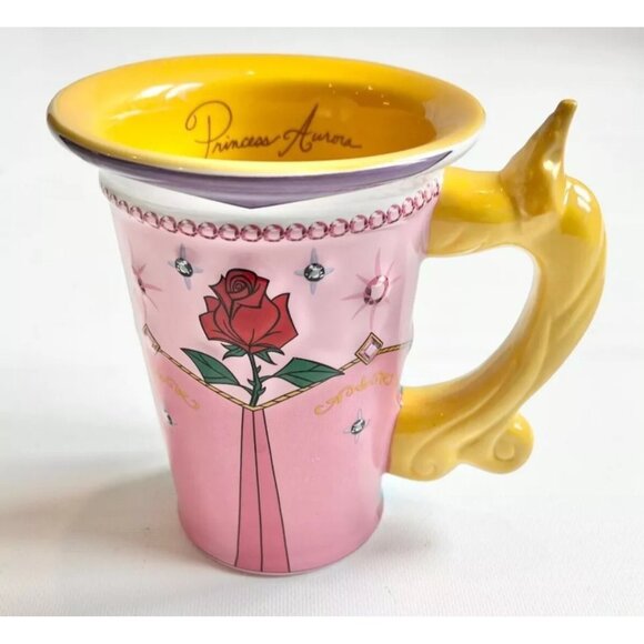 Disney Parks Official Merch | Sleeping Beauty Princess Aurora Mug | Unicorn Hand - Picture 1 of 7